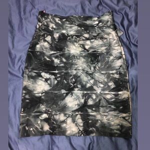 Blue Herve Leger Skirt